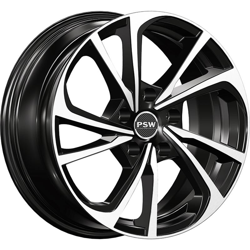 cerchi in lega replica Brescia black diamond da 14″ - CMPerformance